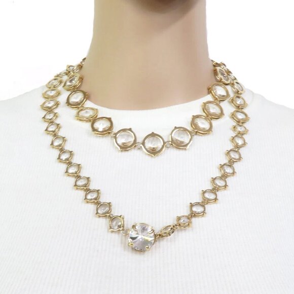 Auth MIU MIU Necklace Gold Metal/Stone - Picture 8 of 8